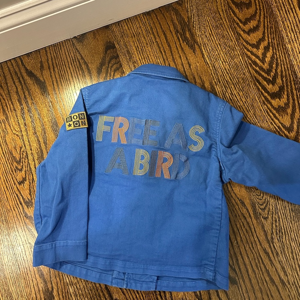 Bonton, size 4, blue blazer